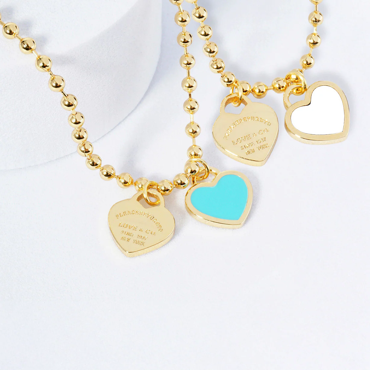 DOUBLE HEARTS ON BALL CHAIN - Buy 1 Get 1 - Image 10