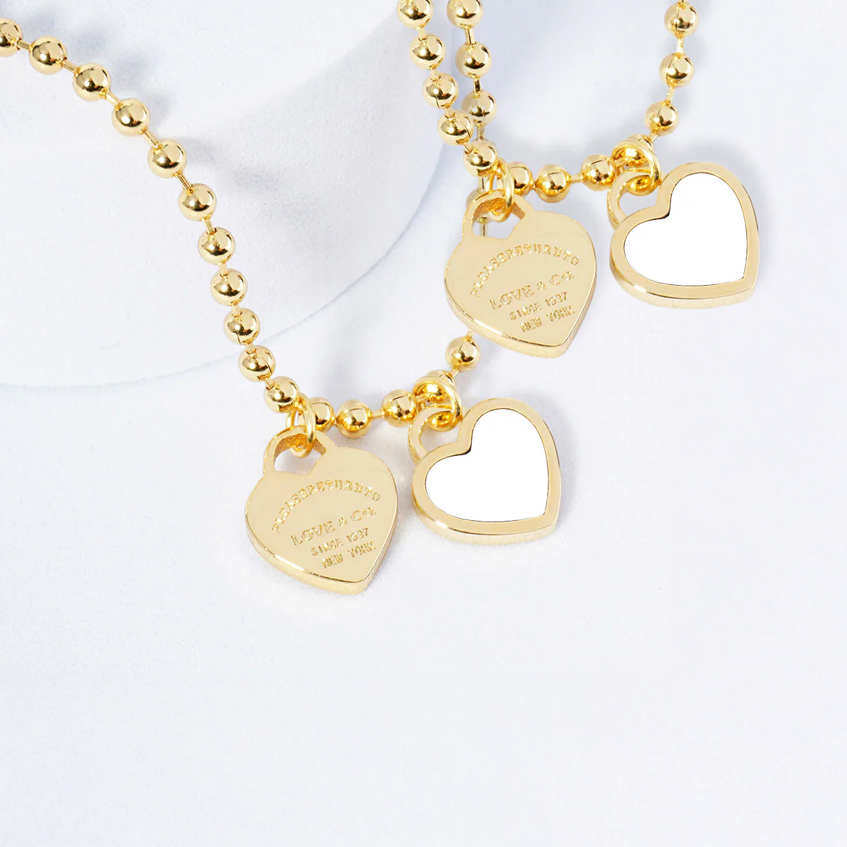 DOUBLE HEARTS ON BALL CHAIN - Buy 1 Get 1 - Image 11