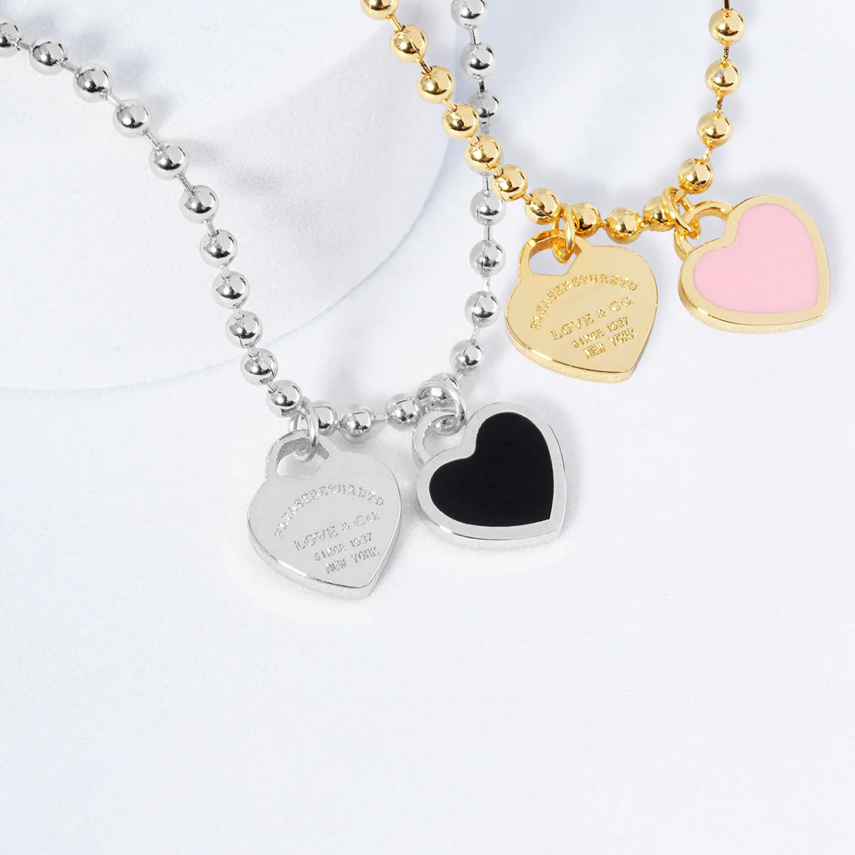 DOUBLE HEARTS ON BALL CHAIN - Buy 1 Get 1 - Image 20
