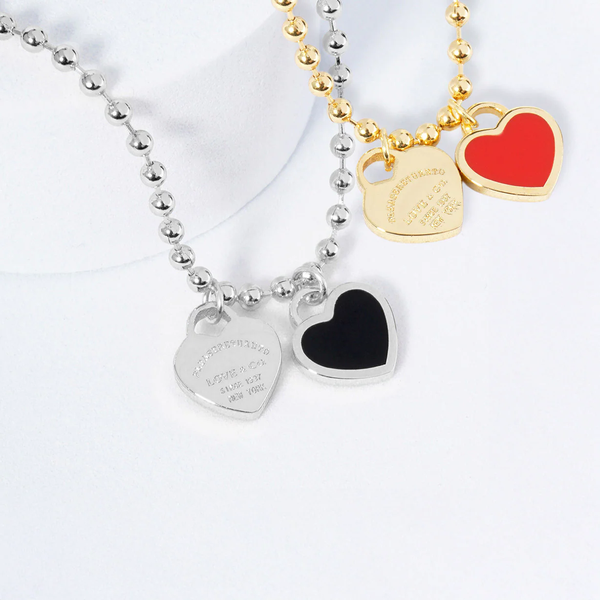DOUBLE HEARTS ON BALL CHAIN - Buy 1 Get 1 - Image 21