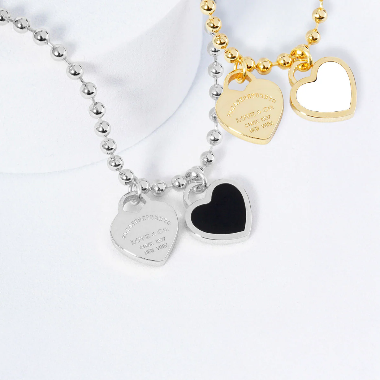DOUBLE HEARTS ON BALL CHAIN - Buy 1 Get 1 - Image 23