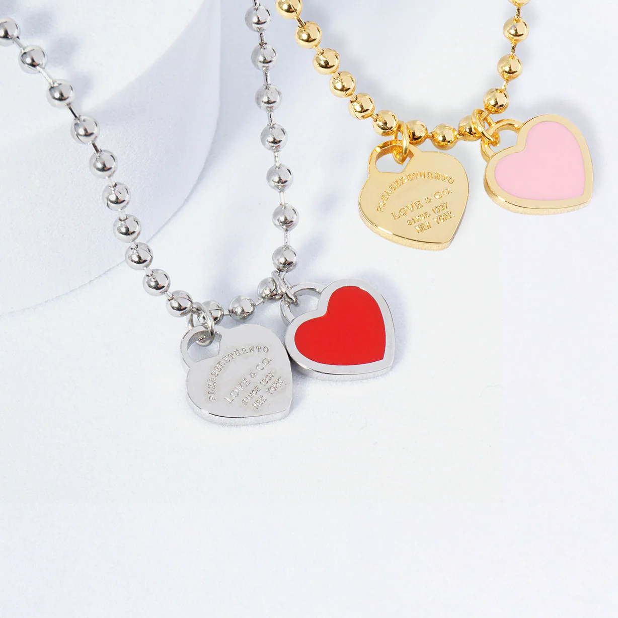 DOUBLE HEARTS ON BALL CHAIN - Buy 1 Get 1 - Image 24
