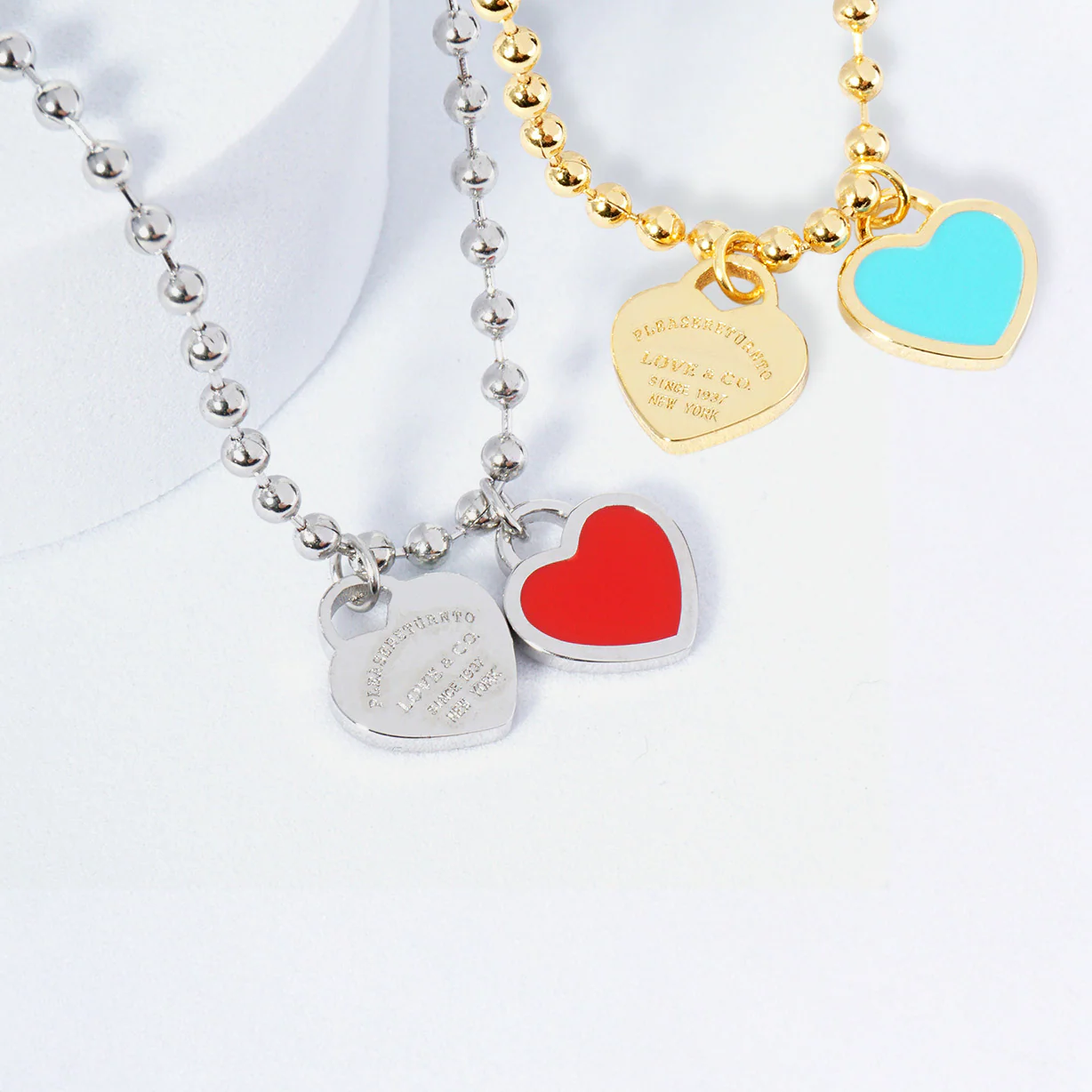 DOUBLE HEARTS ON BALL CHAIN - Buy 1 Get 1 - Image 26