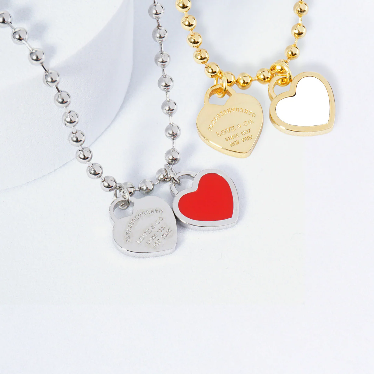 DOUBLE HEARTS ON BALL CHAIN - Buy 1 Get 1 - Image 27