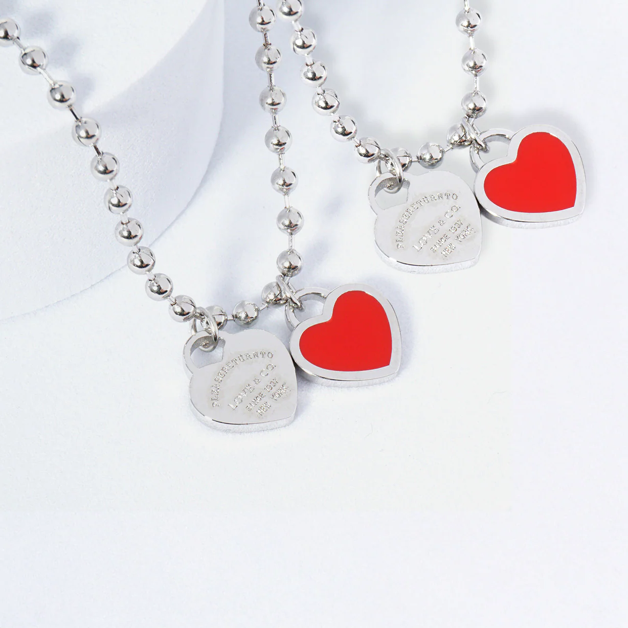 DOUBLE HEARTS ON BALL CHAIN - Buy 1 Get 1 - Image 29