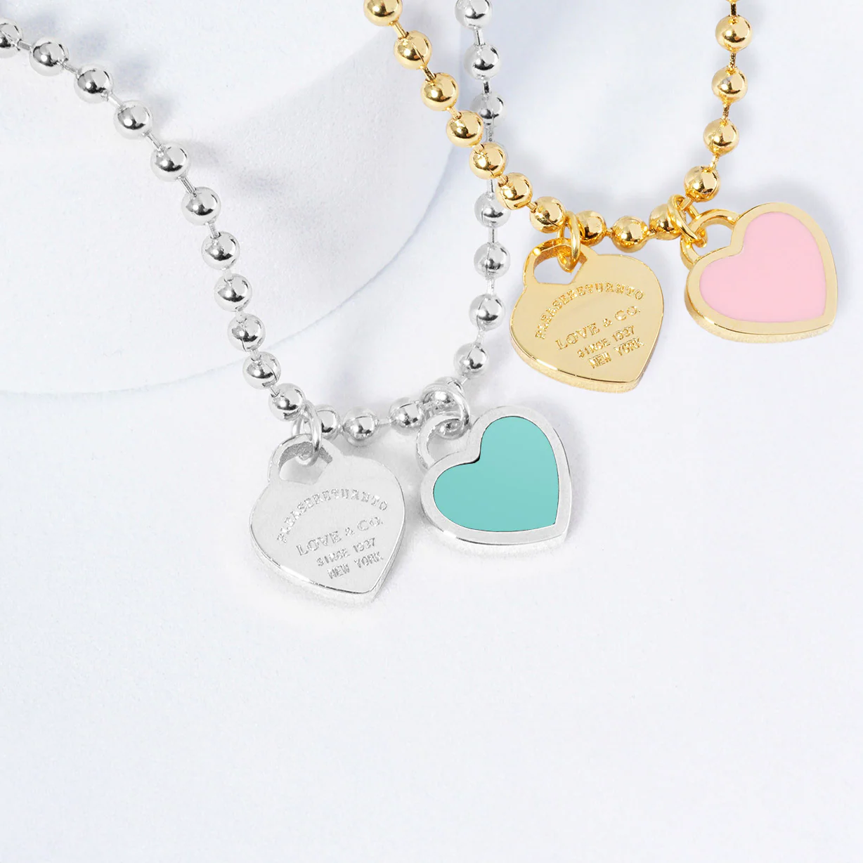 DOUBLE HEARTS ON BALL CHAIN - Buy 1 Get 1 - Image 30