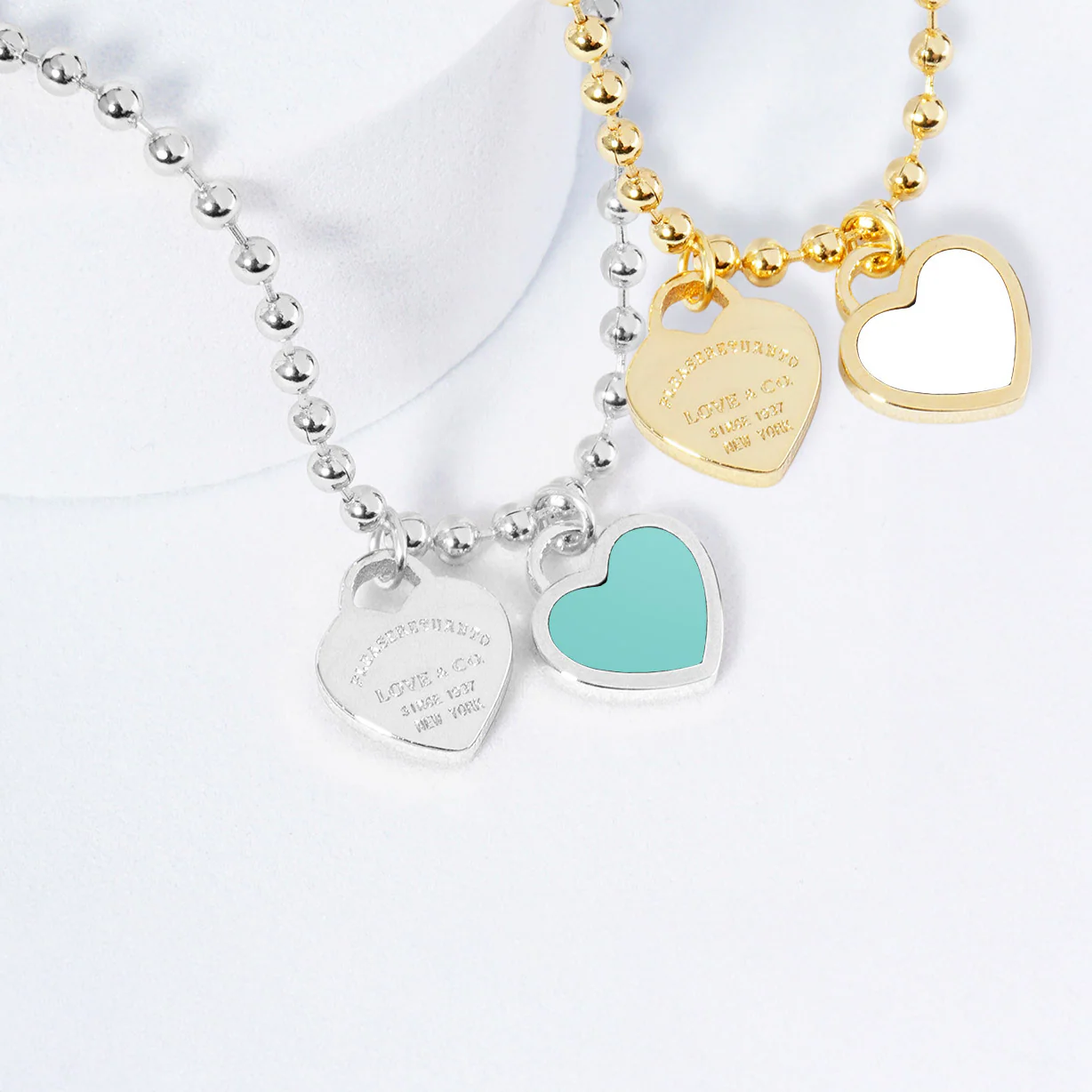 DOUBLE HEARTS ON BALL CHAIN - Buy 1 Get 1 - Image 32