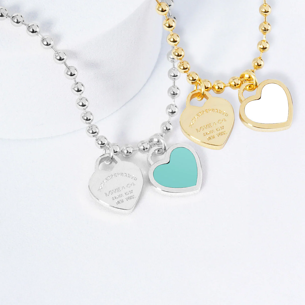 DOUBLE HEARTS ON BALL CHAIN - Buy 1 Get 1 - Image 36