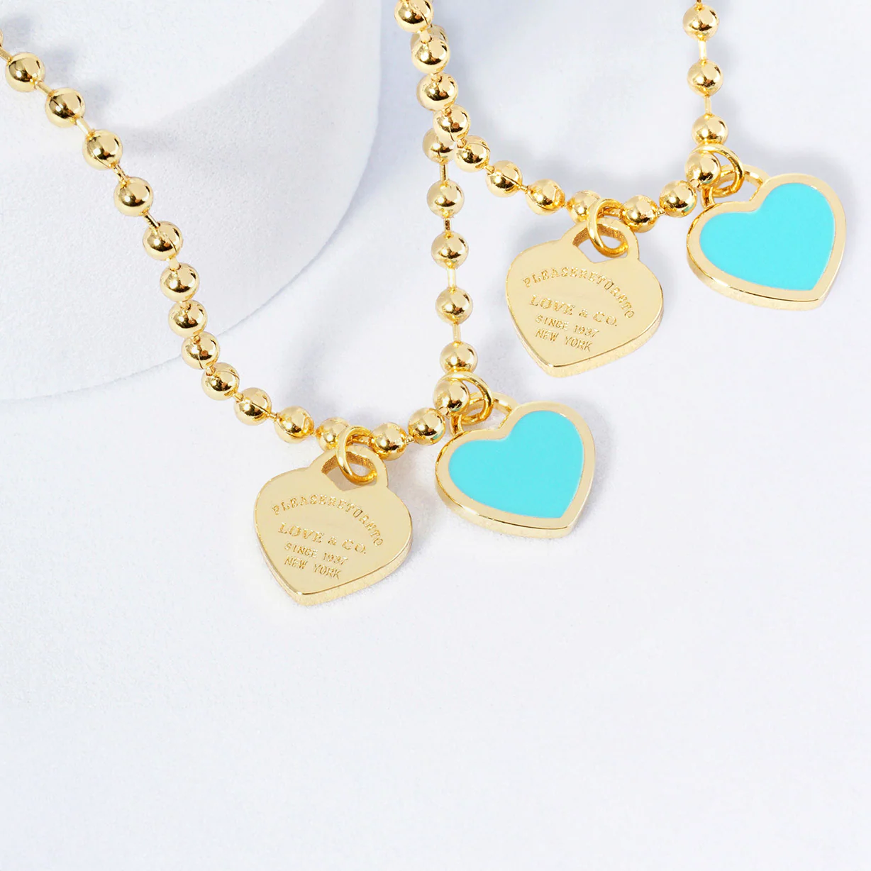 DOUBLE HEARTS ON BALL CHAIN - Buy 1 Get 1 - Image 9